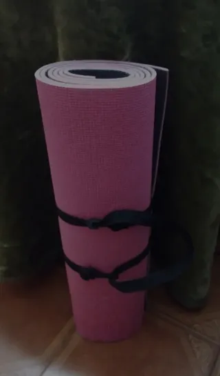 Esterilla Yoga Pilates Rosa, 176×61 CT y 6 mm