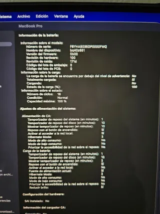 MacBook Pro 16" M4 Pro 24GB 512GB – SOLO 18 CICLI