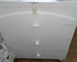 Mueble bañera bebé blanco