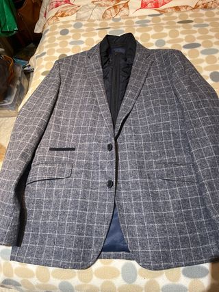 Americana Macson Gris Azulado Talla 54