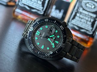 Seiko King Tortuga Black Series Night Vision