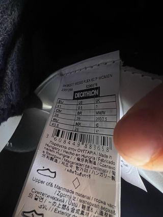 Botas de esquí WEDZE WID 300 Mujer Talla 26