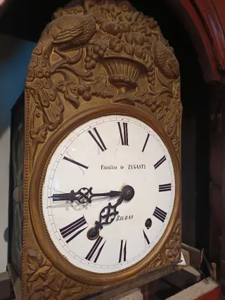 Reloj de pie antiguo Fausto de Zugasti/Bilbao