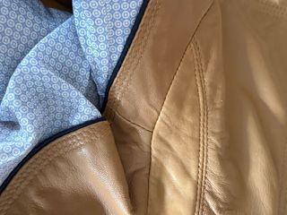 Cazadora Piel Massimo Dutti Marrón