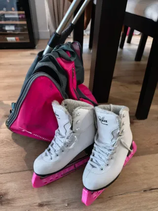 Patines de hielo Dr.Patín talla 4 + bolsa