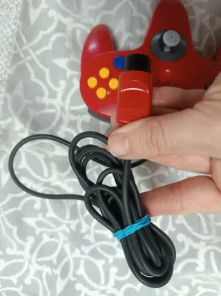 Mando N64 Rojo + Super Smash Bros.