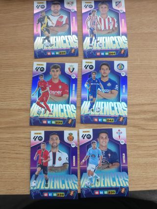 Lote 6 Influencers Adrenalyn XL 25 26 Card 2026