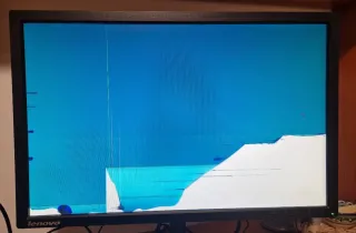 Monitor Lenovo negro T2254pC – para reparar