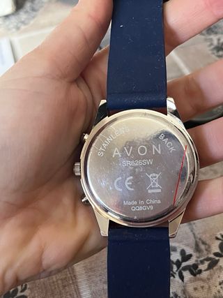 Orologio da uomo Avon nero e blu