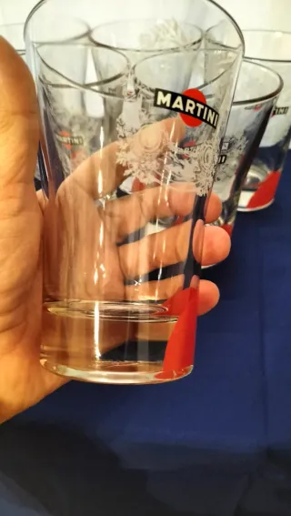 6 Bicchieri Martini Vintage Anni '70