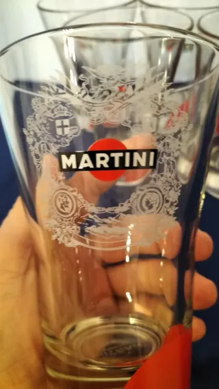6 Bicchieri Martini Vintage Anni '70