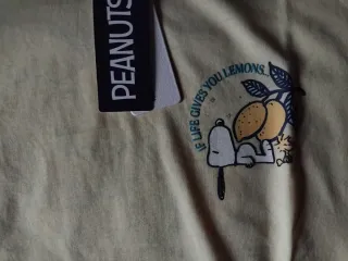 Pijama Peanuts Algodón Mujer Talla L Nuevo
