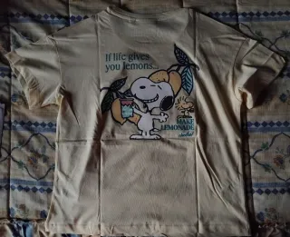 Pijama Peanuts Algodón Mujer Talla L Nuevo