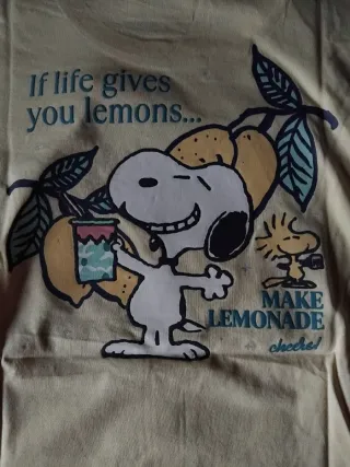 Pijama Peanuts Algodón Mujer Talla L Nuevo