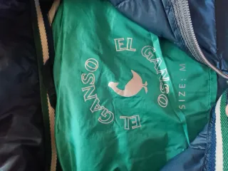 Cazadora El Ganso azul y gris