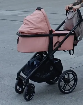 Capazo y silla Jane Muum Pro2 Rosa