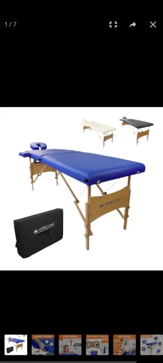 Camilla de masajes plegable Mobilclinic