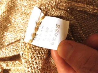 Maglina dorata effetto lurex