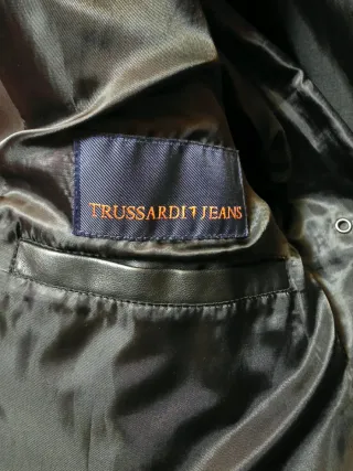 Giubbotto Trussardi pesante nero tg 50