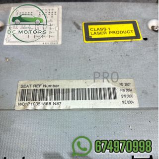 W01P1035186 radio CD sistema Audio seat leon II