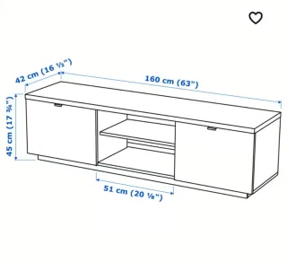 Mueble TV Ikea Blanco