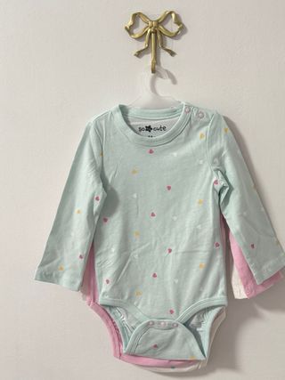 Pack 3 bodies bebé niña