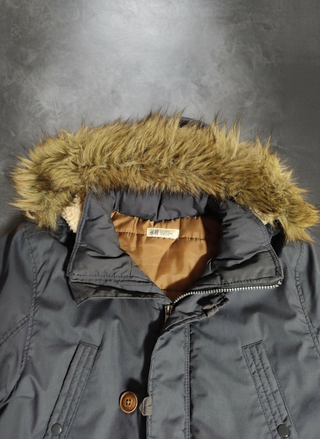 Parka H&M Azul Marino Talla 170 / S-XS Adulto
