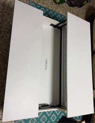 Mesa centro elevable Ikea blanca