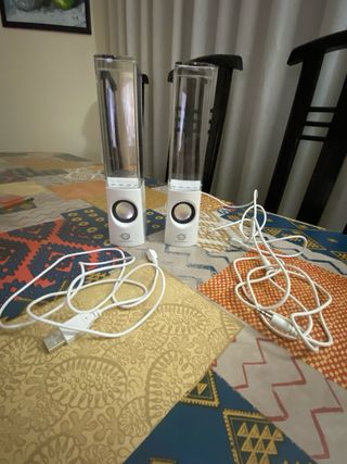 Altavoces Conceptronic Agua LED USB