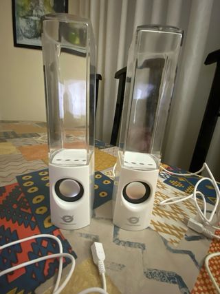 Altavoces Conceptronic Agua LED USB