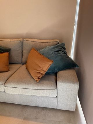 Sofá 2 plazas IKEA beige/gris