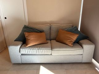 Sofá 2 plazas IKEA beige/gris