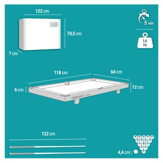 Tablero de billar BT 100 US