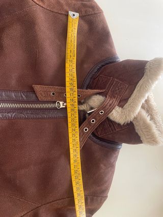 Chaqueta Cortefiel Doble Faz Aviador Marrón