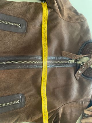 Chaqueta Cortefiel Doble Faz Aviador Marrón