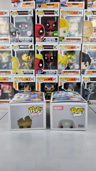 Pack Funko Pop Drax y Groot Guardianes Vol. 2