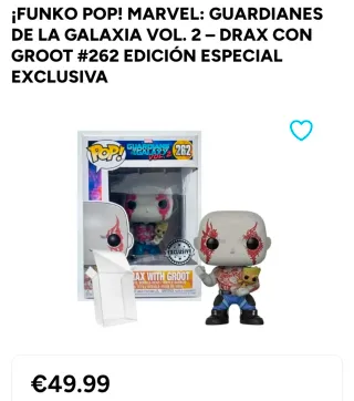 Pack Funko Pop Drax y Groot Guardianes Vol. 2