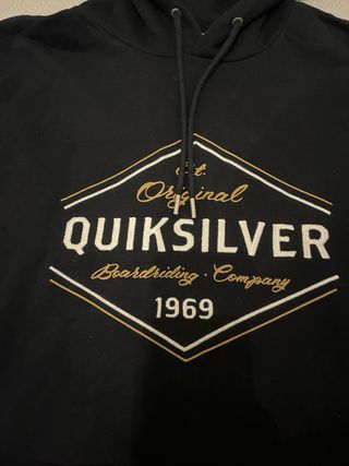 Sudadera Quiksilver Negra Talla M
