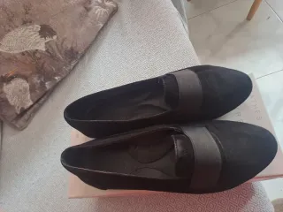 Zapatos Geox Ante Negros Cómodos Talla 39