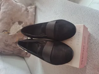 Zapatos Geox Ante Negros Cómodos Talla 39