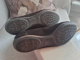 Zapatos Geox Ante Negros Cómodos Talla 39