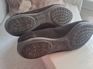 Zapatos Geox Ante Negros Cómodos Talla 39