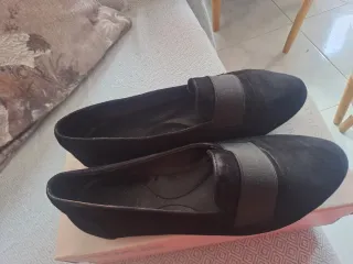 Zapatos Geox Ante Negros Cómodos Talla 39