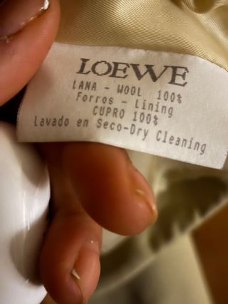 Chaqueta Loewe Beige Talla 40