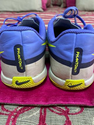 Zapatilla Fútbol Nike Talla 36 Azul/Amarillo