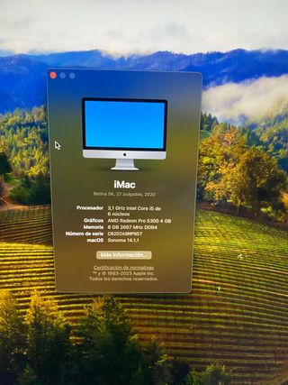 Imac 27 Apple Plata Casi Sin Uso