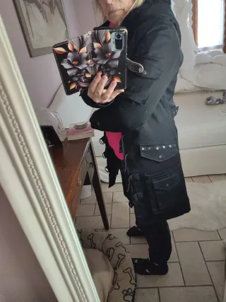 Giacca Got donna nera con cappuccio