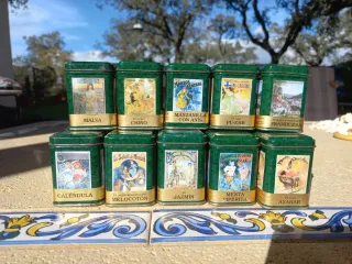 Latas de colección Tés del Mundo Antiguas