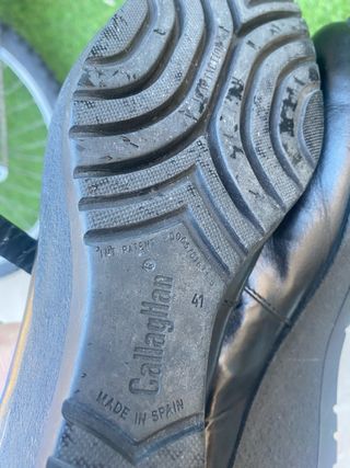 Zapatos Callaghan Piel Negros Talla 41 Mujer