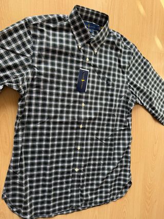 Camisa Ralph Lauren Cuadros Verde y Negro